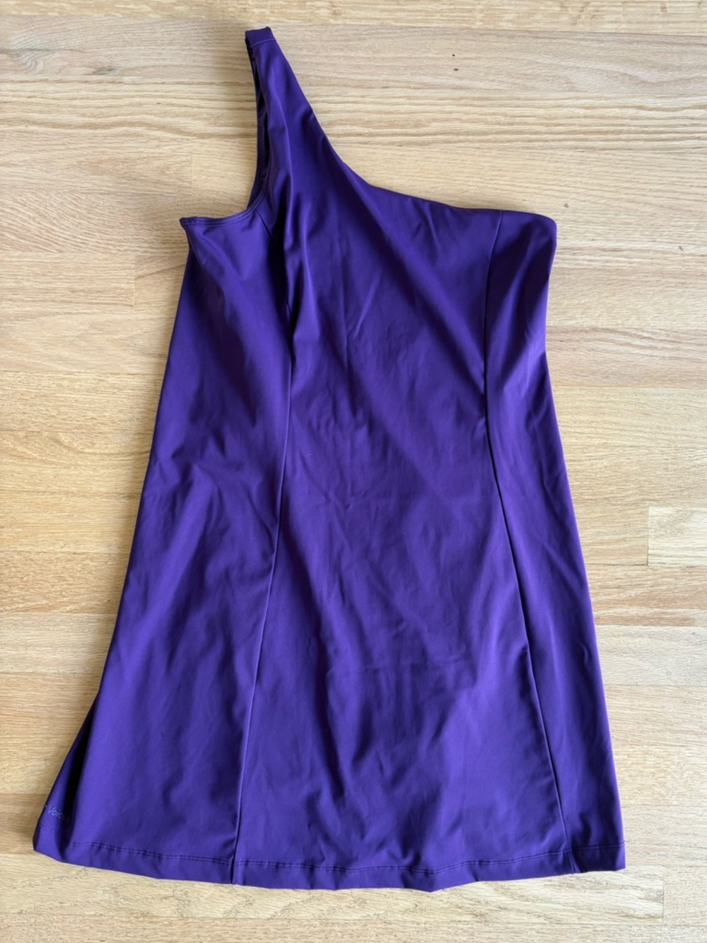 Outdoor Voices One-Shoulder Purple Active Dress